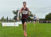 16 October 2022; Jamie Battle of Mullingar Harriers AC, Westmeath, competing in the senior men's 7500m during the Autumn Open International Cross Country Festival at the Sport Ireland Campus in Dublin. Photo by Sam Barnes/Sportsfile