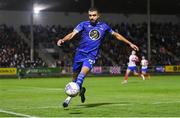 26 October 2022; Wassim Aouachria of Waterford during the SSE Airtricity League First Division play-off semi-final first leg match between Treaty United and Waterford at Markets Field in Limerick. Photo by Seb Daly/Sportsfile