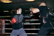 26 October 2022; Katie Taylor during fighters workout, at BXR London, ahead of her undisputed lightweight bout with Karen Elizabeth Carabajal, on Saturday night at the OVO Arena Wembley in London, England. Photo by Mark Robinson / Matchroom Boxing via Sportsfile