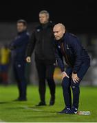 26 October 2022; Waterford head coach Danny Searle during the SSE Airtricity League First Division play-off semi-final first leg match between Treaty United and Waterford at Markets Field in Limerick. Photo by Seb Daly/Sportsfile
