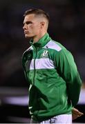 27 October 2022; Daniel Cleary of Shamrock Rovers before the UEFA Europa Conference League group F match between Shamrock Rovers and Gent at Tallaght Stadium in Dublin. Photo by Seb Daly/Sportsfile