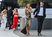 28 October 2022; Tadhg Morley of Kerry and Ciara Breathnach on arrival at the PwC All-Stars Awards 2022 at the Convention Centre in Dublin. Photo by Brendan Moran/Sportsfile