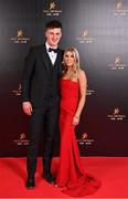28 October 2022; Diarmuid Ryan of Clare and Sarah Canning on arrival at the PwC All-Stars Awards 2022 at the Convention Centre in Dublin. Photo by Brendan Moran/Sportsfile