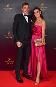 28 October 2022; David McInerney of Clare and Sally Quinlivan on arrival at the PwC All-Stars Awards 2022 at the Convention Centre in Dublin. Photo by Sam Barnes/Sportsfile