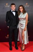28 October 2022; Shane O’Donnell of Clare and Niamh Willis on arrival at the PwC All-Stars Awards 2022 at the Convention Centre in Dublin. Photo by Sam Barnes/Sportsfile