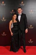 28 October 2022; Gearóid Hegarty of Limerick and Niamh O'Connor on arrival at the PwC All-Stars Awards 2022 at the Convention Centre in Dublin. Photo by Brendan Moran/Sportsfile