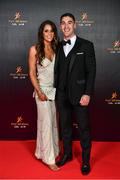 28 October 2022; Seán Finn of Limerick and Karen Kinnerk on arrival at the PwC All-Stars Awards 2022 at the Convention Centre in Dublin. Photo by Sam Barnes/Sportsfile