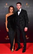 28 October 2022; Pádraic Mannion of Galway and Orla Cunningham on arrival at the PwC All-Stars Awards 2022 at the Convention Centre in Dublin. Photo by Sam Barnes/Sportsfile