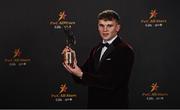 28 October 2022; Galway footballer Cillian McDaid with his PwC All-Star award at the PwC All-Stars Awards 2022 at the Convention Centre in Dublin. Photo by Sam Barnes/Sportsfile