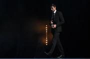 28 October 2022; Chrissy McKaigue of Derry with his PwC All-Star award during the PwC All-Stars Awards 2022 show at the Convention Centre in Dublin. Photo by Ramsey Cardy/Sportsfile