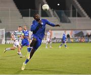 27 October 2022; Michael Ngadeu-Ngadjui of Gent during the UEFA Europa Conference League group F match between Shamrock Rovers and Gent at Tallaght Stadium in Dublin. Photo by Seb Daly/Sportsfile