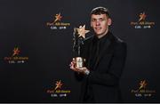 28 October 2022; David Clifford of Kerry with his PwC Player of the Year award at the PwC All-Stars Awards 2022 at the Convention Centre in Dublin. Photo by Sam Barnes/Sportsfile
