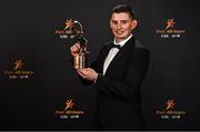 28 October 2022; Gearóid Hegarty of Limerick with his PwC All Star award at the PwC All-Stars Awards 2022 at the Convention Centre in Dublin. Photo by Sam Barnes/Sportsfile