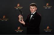 28 October 2022; John Daly of Galway with his PwC All Star award at the PwC All-Stars Awards 2022 at the Convention Centre in Dublin. Photo by Sam Barnes/Sportsfile
