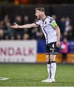 28 October 2022; Andy Boyle of Dundalk during the SSE Airtricity League Premier Division match between Dundalk and Bohemians at Casey's Field in Dundalk, Louth. Photo by Seb Daly/Sportsfile