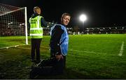 21 October 2022; Cork City club photographer Doug Minihane during the SSE Airtricity League First Division match between Cork City and Bray Wanderers at Turners Cross in Cork. Photo by Eóin Noonan/Sportsfile