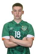 29 October 2022; James Roche during a Republic of Ireland U16 squad portrait session at the Tower Hotel in Waterford. Photo by Seb Daly/Sportsfile
