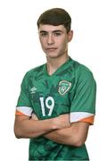 29 October 2022; Richard Vodo during a Republic of Ireland U16 squad portrait session at the Tower Hotel in Waterford. Photo by Seb Daly/Sportsfile
