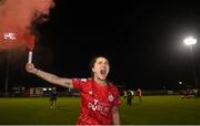 29 October 2022; Keeva Keenan of Shelbourne celebrates after the SSE Airtricity Women's National League match between Wexford Youths and Shelbourne at Ferrycarrig Park in Wexford. Photo by Eóin Noonan/Sportsfile
