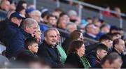 30 October 2022; An Taoiseach Micheál Martin TD takes his seat in the stand before the Cork County Senior Club Football Championship Final match between Nemo Rangers and St Finbarr's at Páirc Ui Chaoimh in Cork.  Photo by Eóin Noonan/Sportsfile