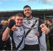 30 October 2022; Conor Cleary and Oisin O'Meara of Kilruane MacDonaghs celebrate after the Tipperary County Senior Club Hurling Championship Final Replay match between Kilruane MacDonaghs and Kiladangan at Semple Stadium in Thurles, Tipperary. Photo by Philip Fitzpatrick/Sportsfile