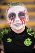 30 October 2022; Shamrock Rovers supporter Mason Whelan before the SSE Airtricity League Premier Division match between Shamrock Rovers and Derry City at Tallaght Stadium in Dublin. Photo by Stephen McCarthy/Sportsfile