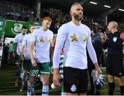 30 October 2022; Shamrock Rovers goalkeeper Alan Mannus before the SSE Airtricity League Premier Division match between Shamrock Rovers and Derry City at Tallaght Stadium in Dublin. Photo by Stephen McCarthy/Sportsfile