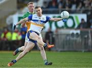 30 October 2022; Ben McDonnell of Errigal Ciarán kicks point during the Tyrone County Senior Club Football Championship Final match between Errigal Ciarán and Carrickmore at O'Neills Healy Park in Omagh, Tyrone. Photo by Oliver McVeigh/Sportsfile