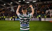 30 October 2022; Andy Lyons of Shamrock Rovers after his side's victory in the SSE Airtricity League Premier Division match between Shamrock Rovers and Derry City at Tallaght Stadium in Dublin. Photo by Ramsey Cardy/Sportsfile