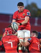 29 October 2022; Eoin O'Connor of Munster during the United Rugby Championship match between Munster and Ulster at Thomond Park in Limerick. Photo by Brendan Moran/Sportsfile