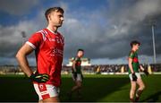 30 October 2022; James O'Donoghue of East Kerry during the pre-match parade before the Kerry County Senior Football Championship Final match between East Kerry and Mid Kerry at Austin Stack Park in Tralee, Kerry. Photo by Brendan Moran/Sportsfile