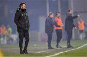 30 October 2022; Shamrock Rovers manager Stephen Bradley during the SSE Airtricity League Premier Division match between Shamrock Rovers and Derry City at Tallaght Stadium in Dublin. Photo by Ramsey Cardy/Sportsfile