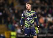 30 October 2022; Derry City goalkeeper Brian Maher during the SSE Airtricity League Premier Division match between Shamrock Rovers and Derry City at Tallaght Stadium in Dublin. Photo by Stephen McCarthy/Sportsfile
