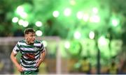 30 October 2022; Justin Ferizaj of Shamrock Rovers during the SSE Airtricity League Premier Division match between Shamrock Rovers and Derry City at Tallaght Stadium in Dublin. Photo by Stephen McCarthy/Sportsfile