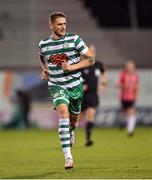 30 October 2022; Lee Grace of Shamrock Rovers during the SSE Airtricity League Premier Division match between Shamrock Rovers and Derry City at Tallaght Stadium in Dublin. Photo by Ramsey Cardy/Sportsfile