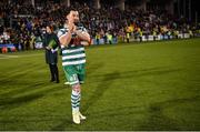 30 October 2022; Richie Towell of Shamrock Rovers after the SSE Airtricity League Premier Division match between Shamrock Rovers and Derry City at Tallaght Stadium in Dublin. Photo by Ramsey Cardy/Sportsfile