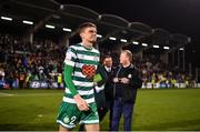 30 October 2022; Sean Gannon of Shamrock Rovers after the SSE Airtricity League Premier Division match between Shamrock Rovers and Derry City at Tallaght Stadium in Dublin. Photo by Ramsey Cardy/Sportsfile