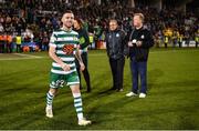 30 October 2022; Jack Byrne of Shamrock Rovers after the SSE Airtricity League Premier Division match between Shamrock Rovers and Derry City at Tallaght Stadium in Dublin. Photo by Ramsey Cardy/Sportsfile