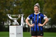 1 November 2022; Athlone Town captain Laurie Ryan in attendance during the EVOKE.ie FAI Women's Cup Semi-Finals media event at the FAI Headquarters in Dublin. Photo by David Fitzgerald/Sportsfile