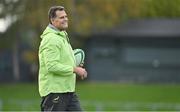 1 November 2022; South Africa director of rugby Rassie Erasmus during South Africa rugby squad training at UCD in Dublin. Photo by Brendan Moran/Sportsfile
