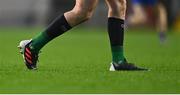 30 October 2022; A detailed view of compression socks worn by Luke Connolly of Nemo Rangers during the Cork County Senior Club Football Championship Final match between Nemo Rangers and St Finbarr's at Páirc Ui Chaoimh in Cork.  Photo by Eóin Noonan/Sportsfile