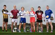 2 November 2022; In attendance, from left, Colin Compton of Strokestown, Paul Finlay of Ballybay, Aisling Maher of St Vincent's, Róisín McCormick of Loughgiel, Dessie Hutchinson of Ballygunner and Damien Cahalane of St Finbarr's at the launch of this year’s AIB Camogie All-Ireland Club Championships and the AIB GAA All-Ireland Club Championships. This season AIB will honour #TheToughest players - those who persevere no matter the challenge ahead, giving their all for their club and community year after year. AIB is celebrating its 10th year as proud sponsors of the AIB Camogie All-Ireland Club Championships and their 32nd year supporting the AIB GAA All-Ireland Club Championships. Photo by David Fitzgerald/Sportsfile