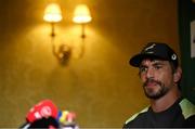 2 November 2022; Eben Etzebeth during a South Africa rugby media conference at The Radisson Blu St Helens Hotel in Dublin. Photo by Brendan Moran/Sportsfile