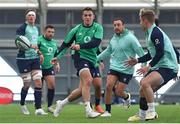 1 November 2022; James Hume during Ireland rugby squad training at IRFU High Performance Centre at the Sport Ireland Campus in Dublin. Photo by Brendan Moran/Sportsfile