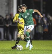 1 November 2022; Niall McAndrews of Republic of Ireland during the Victory Shield match between Republic of Ireland and Northern Ireland at Tramore AFC in Tramore, Waterford. Photo by Matt Browne/Sportsfile