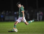 1 November 2022; Taylor McCarthy of Republic of Ireland during the Victory Shield match between Republic of Ireland and Northern Ireland at Tramore AFC in Tramore, Waterford. Photo by Matt Browne/Sportsfile