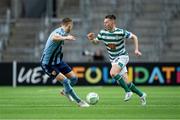 3 November 2022; Andrew Lyons of Shamrock Rovers in action during the UEFA Europa Conference League Group F match between Djurgården and Shamrock Rovers at Tele2 Arena in Stockholm, Sweden. Photo by Jesper Zerman/Sportsfile