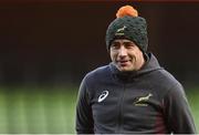 4 November 2022; South Africa assistant coach Felix Jones during the South Africa captain's run at the Aviva Stadium in Dublin. Photo by Brendan Moran/Sportsfile