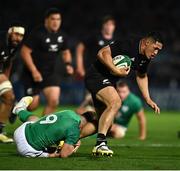 4 November 2022; Roger Tuivasa-Sheck of All Blacks is tackled by Craig Casey of Ireland during the match between Ireland A and New Zealand All Blacks XV at RDS Arena in Dublin. Photo by David Fitzgerald/Sportsfile