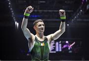 5 November 2022; Rhys McClenaghan of Ireland after winning a gold medal in the Men's Pommel Horse Final during the World Artistic Gymnastics Championships 2022 at The M&S Bank Arena in Liverpool, England. Photo by Sportsfile